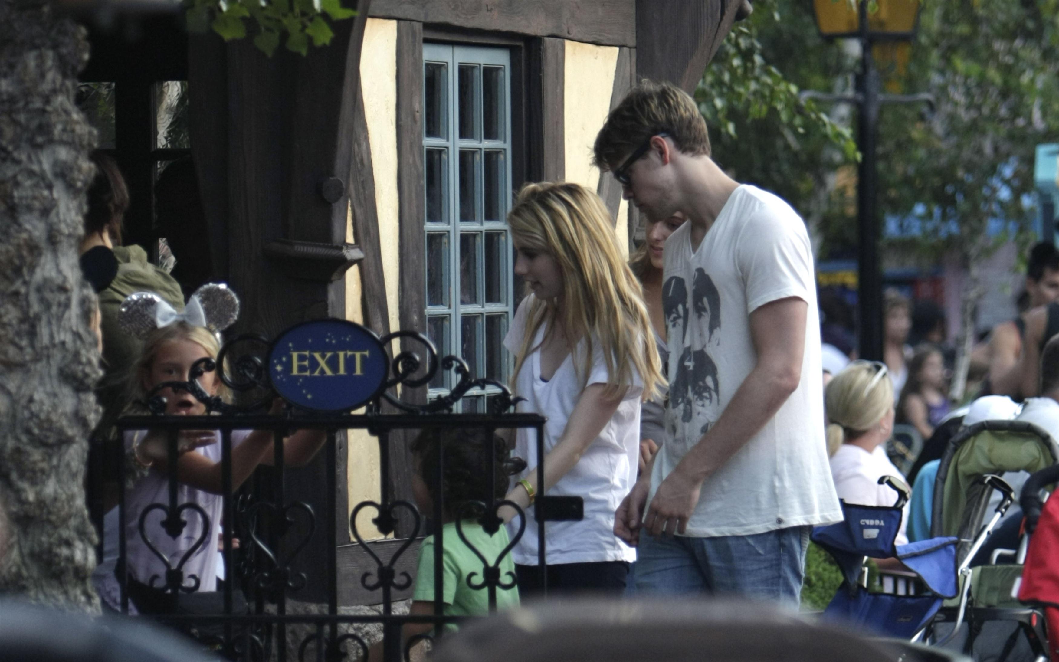 Emma Roberts and Chord Overstreet Spends the day together at Disneyland Disneyland California photos | Picture 60722